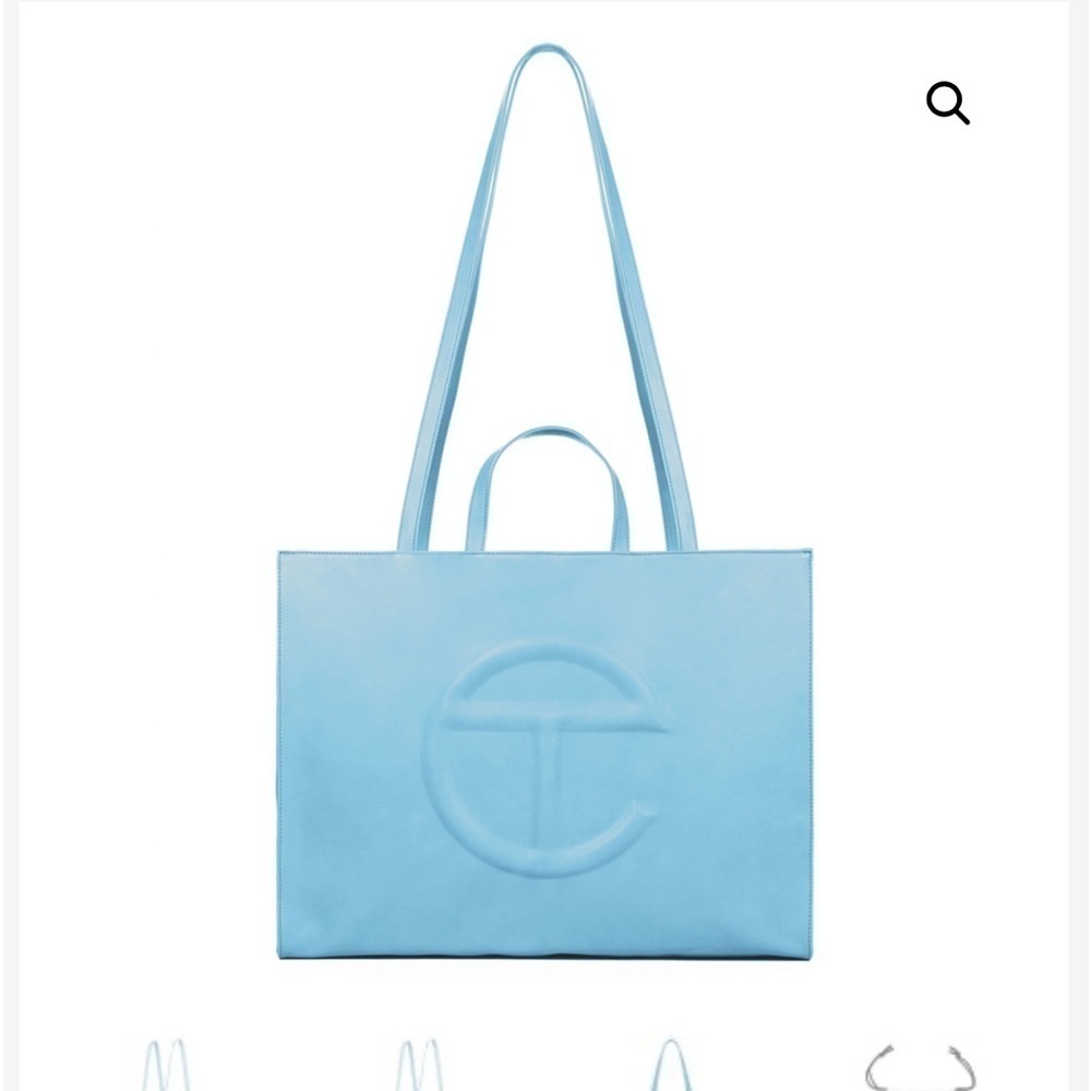 Telfar Medium Pool Blue Shopping Bag